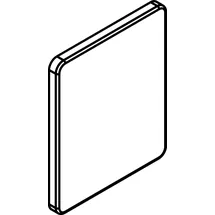 HAWA Abdeckkappen, Kunststoff, schwarz, à 4 Stück