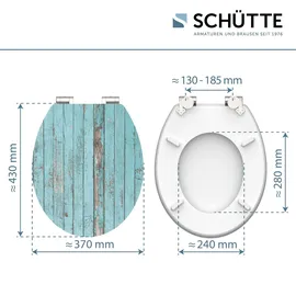 Schütte WC-Sitz Blue Wood