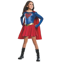 Rubie ́s Kostüm DC Supergirl, Die Superheldin von Krypton aus der Fernsehserie blau 140