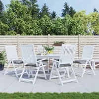 VidaXL Stuhlkissen 6 Stk. Grau 40x40x7 cm Oxford-Gewebe