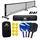 Mobiclinic Pickleball-Set 4 Schläger, 8 Bälle, Netz mit Rädern