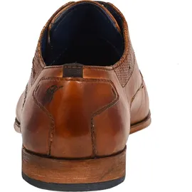 Bugatti Herren Businessschuhe, Männer Business Schnürer,Schnuerschuhe,Schnuerer,straßenschuhe,Strassenschuhe,Schnuerung,Cognac (6300),41 EU | Gr.: 41