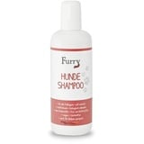 Furry sensitiv Hundeshampoo ohne Parfüm, gegen Geruch, für alle Felltypen, für Welpen, Made in Germany, mit Aloe Vera, leichte Kämmbarkeit, Fellpflege für helles, weißes, dunkles Fell, vegan, 250ml