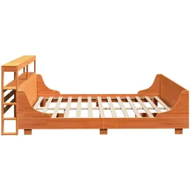 vidaXL Massivholzbett 180 x 200 cm Braun