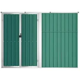vidaXL Metallgerätehaus 2,25 x 0,89 x 1,61 m grün