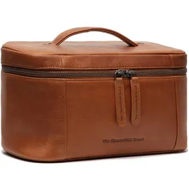 The Chesterfield Brand Wax Pull Up Kulturbeutel Leder 29 cm braun