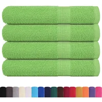 VidaXL Handtücher 4 Stk. Apfelgrün 100x200 cm 360 g/m2