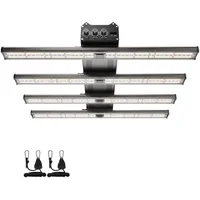 TURBOWUCHS Turbo3000 LED Grow Lampe 320W, Vollspektrum IR UV Pflanzenlampe, Dimmbar Mit Timer, Energieeffiziente Indoor Wachstumslampe Passend 90x90cm 120x120cm Growzelt