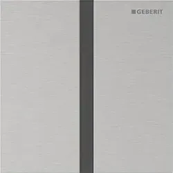 Geberit Typ 40 Urinal-Steuerung 116227FW1 elektronisch, Square, gebürstet, easy-to-clean-beschichtet
