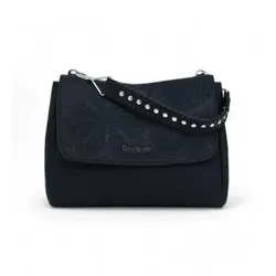 Desigual für Damen. 25SAXPA8 Mandalas Handtasche
schwarz (OSFA), Lässig, Polyurethan
