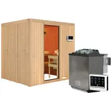 Karibu Sauna Sodin-9kWBio-Ofen-Steuergerät-Ohne Dachkranz