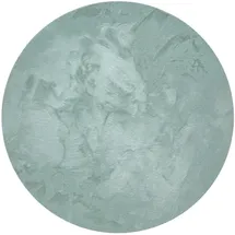 benuta nest - Kunstfell-Teppich Dave Mint ø 120 cm