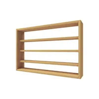 VCM Wandregal Osado 60 x 10 x 40 cm Buche