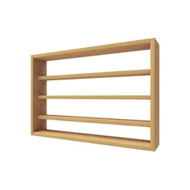 VCM Wandregal Osado 60 x 10 x 40 cm Buche