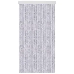 Arsvita Flauschvorhang 160x185 cm Unistreifen grau