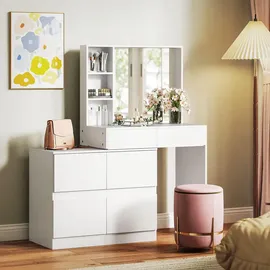 Homcom Schminktisch MDF, Acryl