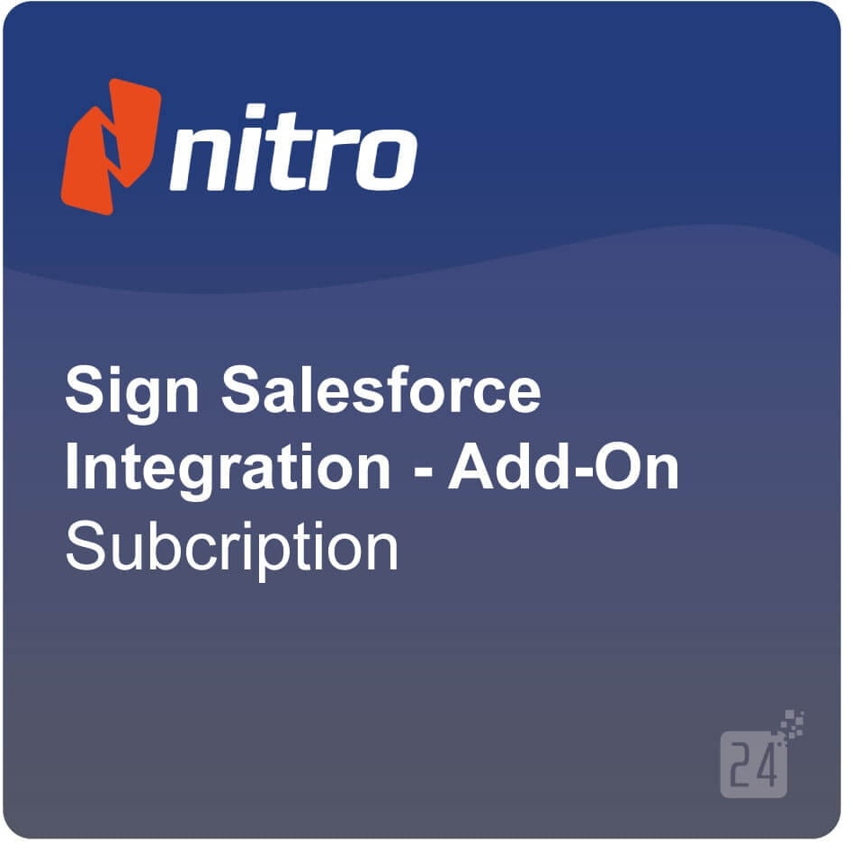 Nitro Sign Salesforce Integration - Add-On 3 Year Subscription per Year ESD