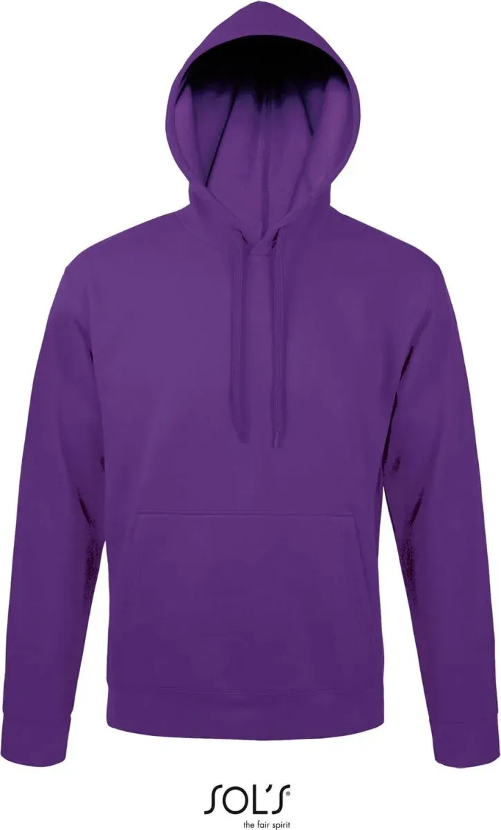 SOLS Unisex Kapuzen Sweater Hoodie 47101 dark purple L