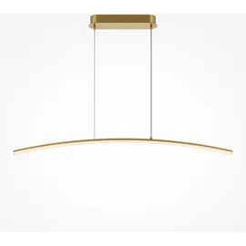 Maytoni Curve 1-flg. 98 cm Metall Messing