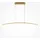 Maytoni Curve 1-flg. 98 cm Metall Messing