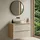 Badplaats Waschbeckenunterschrank Ocean 2 Schubladen 80 x 59 cm Beige