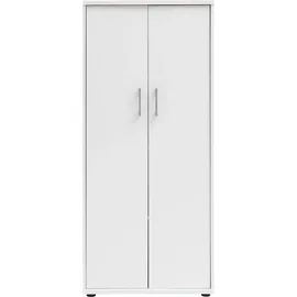 MÖBELPARTNER Aktenschrank Serie 200 65,1 x 34,5 x 146,9 cm weiß