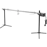 vidaXL Grillspieß mit Motor 207 x 81 cm