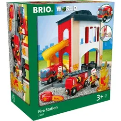 Große Feuerwehr-Station mit Einsatzfahrzeug - BRIO World