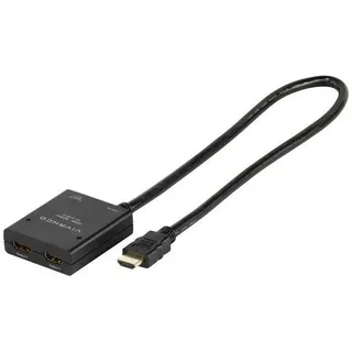 Vivanco HDMI-Splitter HDMI® Verteiler 1 auf 2 (47144)