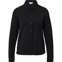 s.Oliver Hemdbluse elastische Jerseybluse Schwarz 34
