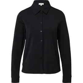 s.Oliver Hemdbluse elastische Jerseybluse Schwarz 34
