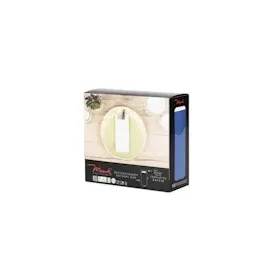 Mank Bestecktasche in Blau 85 x 200 mm, mit 2-lagiger Tissue-Serviette in Weiß | 100)