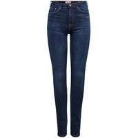 ONLY High Waist Skinny Fit Jeans Lange Denim Stretch Hose ONLPAOLA Basic Röhrenjeans Cotton Pants, Farben:Blau, Größe:XS / 34L