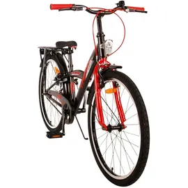 tpfsports Thombike Kinderfahrrad - Jungen - 2 Handbremsen - 24 Zoll - Rot