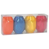 Präsent Geschenkband AMERICA satiniert orange/blau/gelb/rot 8,0 mm x 4x 20,0 m