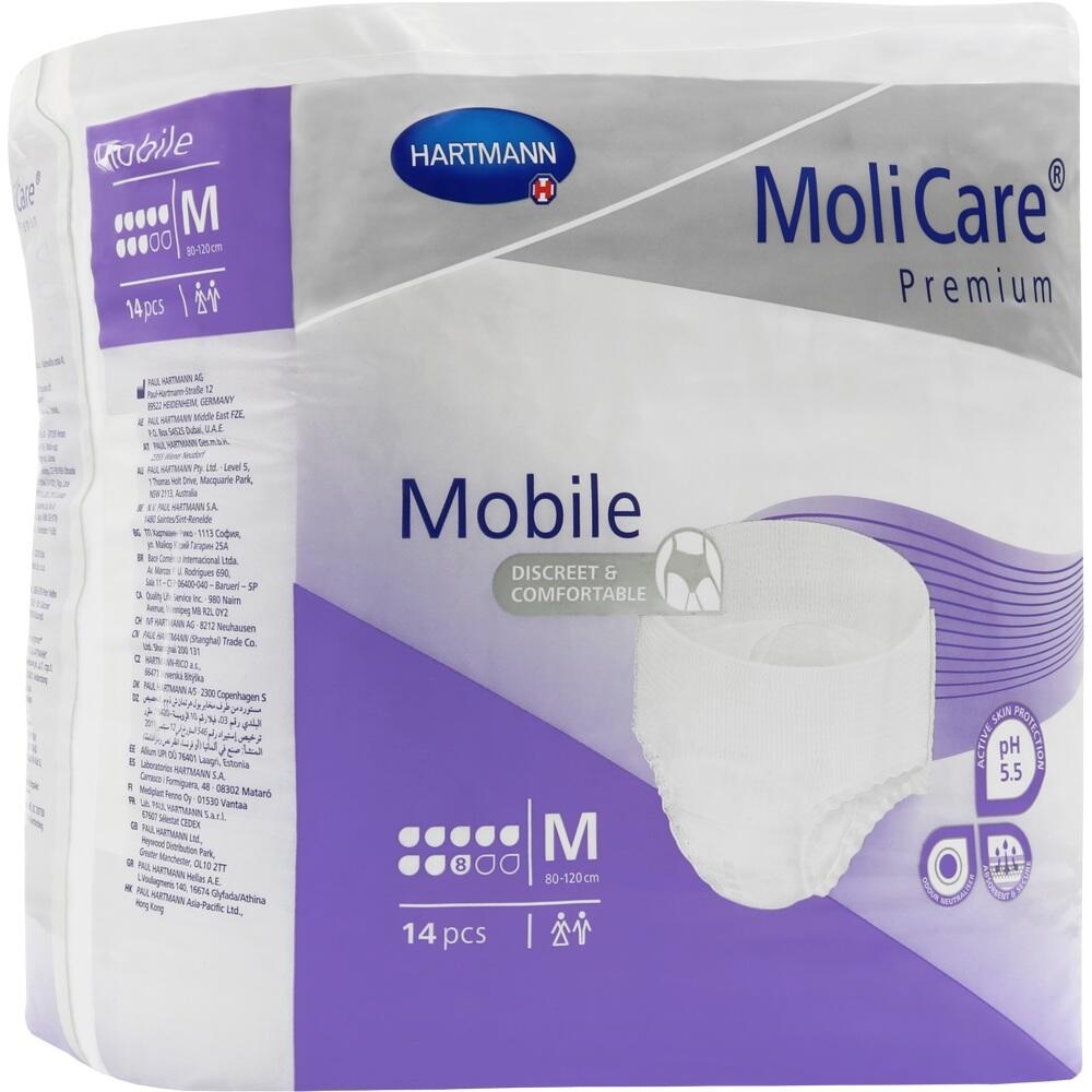 Molicare Premium Mobile 8 Tropfen Gr. M 14 ST
