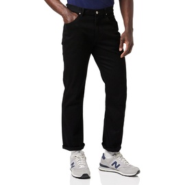 LEE Brooklyn Straight Herren Jeans, Clean Black, 42W / 34L