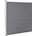 WPC Zaun Set 6 Quadrate 1 Schräge 1138 grau