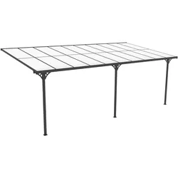 Tchibo - Terrassenüberdachung - 617x300x270cm - anthrazit - Aluminium
