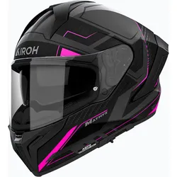 Airoh Matryx Rocket, Integralhelm - Matt Schwarz/Grau/Pink - S