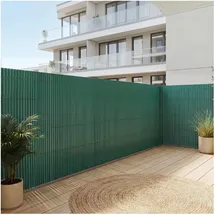 neu.haus Sichtschutzmatte 90 x 300 cm Grün PVC