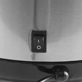 EMERIO RCE-110118 Reiskocher Edelstahl, Schwarz