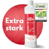 GLANZMOMENTE® Rohrreiniger 1000ml – POWER FORMEL – Rohrfrei Extra Stark – Gegen Haare und Rohrschlamm – Materialschonend – Drain Cleaner – Abflussfrei - Verstopfung Abfluss – Made in Germany