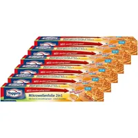 Toppits Mikrowellen- Frischhalte-Folie 2in1 Easy-Cut 15m x 32,5cm (6er