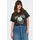 ONLY CARMAKOMA T-Shirt ONLY CARMAKOMA "CARLUCY LIFE REG S/S TOP JRS NOOS", Damen, Gr. M, schwarz (schwarz print:texana wild), Jersey, Obermaterial: 100% Baumwolle, regular fit normal, Rundhals, Shirts T-Shirt, Baumwolle, regular fit