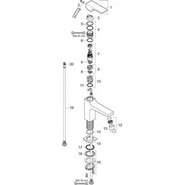 Hansgrohe Metropol Einhandmischer Polished Gold