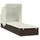 vidaXL Sonnenliege 213 x 63 x 97 cm Braun