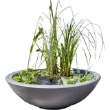 HEISSNER Solar Wassergarten LOTUSGARDEN inkl. Wasserspielpumpe und Beleuchtung - Miniteich, Dekoteich, Balkonteich