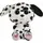 NICI Glubschis Dalmatiner Dottino 15 cm Schwarz/Weiß