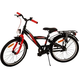 tpfsports Thombike Kinderfahrrad - Jungen - 20 Zoll - Rücktritt + Handbremsen - Schwarz/Rot